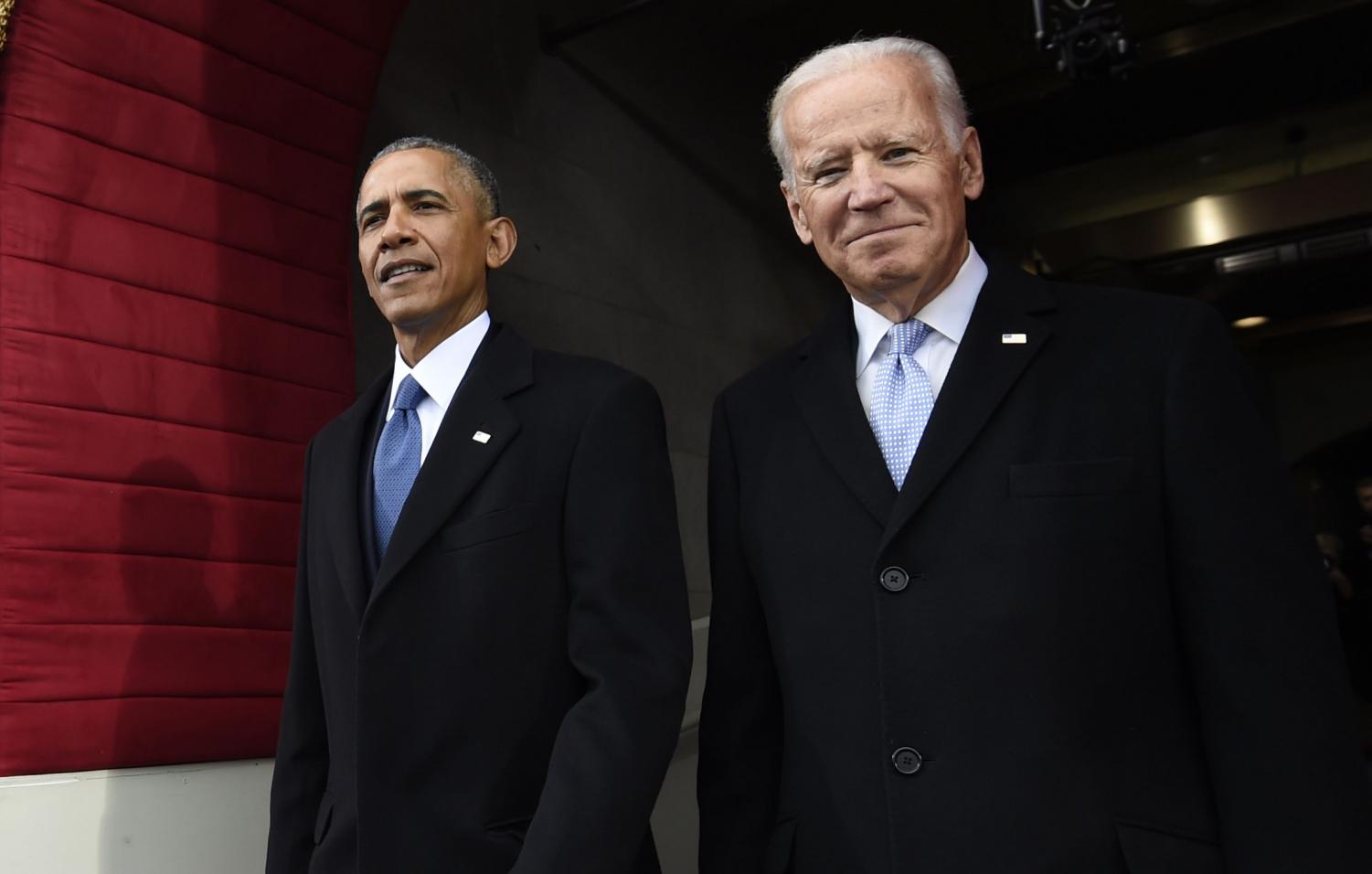 Former+U.S.+President+Barack+Obama+and+former+Vice+President+Joe+Biden+arrive+for+the+Presidential+Inauguration+of+Donald+Trump+on+January+20%2C+2017.+Political+Union+discussed+the+impact+of+coronavirus+on+Biden%2C+the+presumptive+Democratic+nominee%2C+and+his+chances+to+beat+Trump%2C+the+incumbent+president%2C+in+the+general+election.
