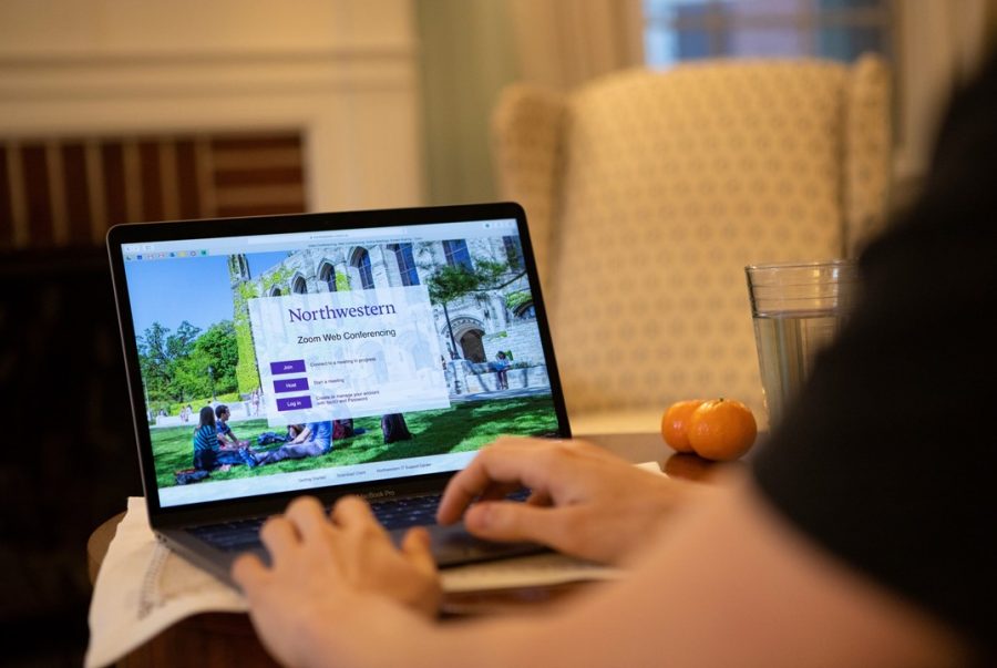 Northwestern’s Zoom portal for students and faculty. The University will now hold classes virtually via the video-conference platform Zoom following campus closures due to COVID-19. 