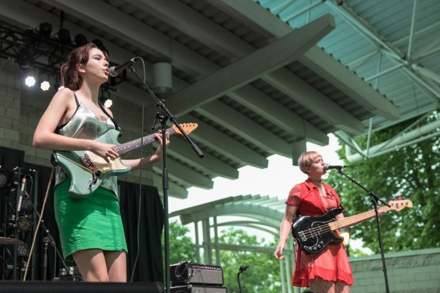 The Regrettes. The band played a 30-minute set at this year’s Dillo Day.