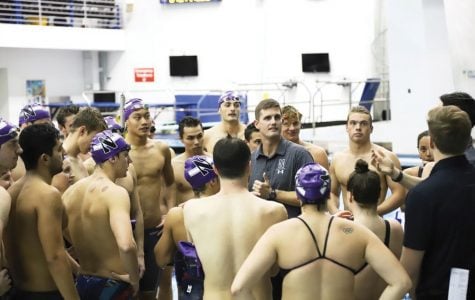 Jeremy Kipp talks to his team. After two years at Northwestern, Kipp accepted the head coaching job at USC on Tuesday.