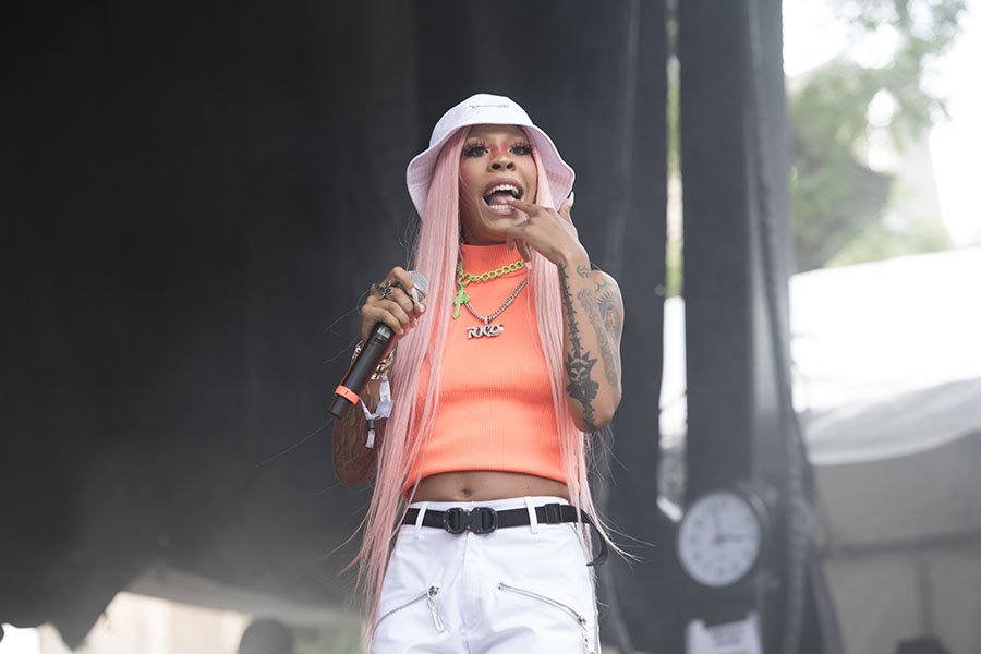 Rico Nasty at Pitchfork Music Festival in 2019. The 23-year-old rapper will be one of the mainstage artists at Digital Dillo this year.