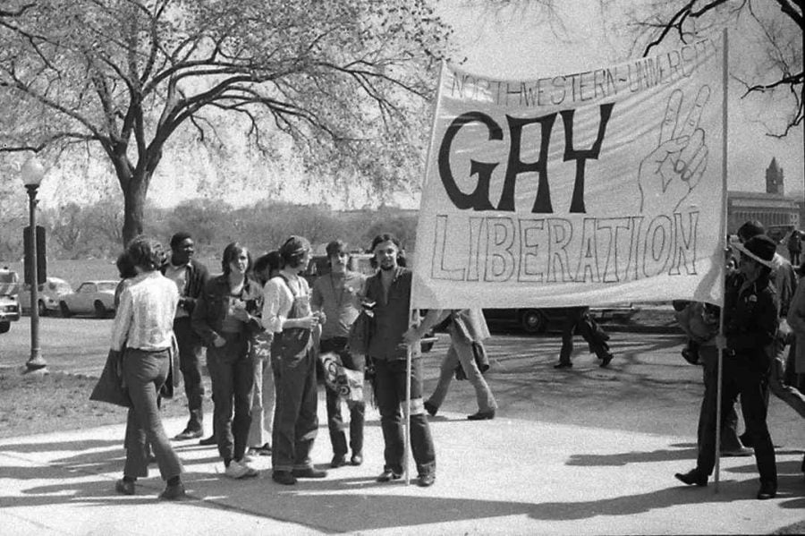 In 1970, the Gay Liberation Front sent a contingent to march on Washington in protest of the Vietnam War.