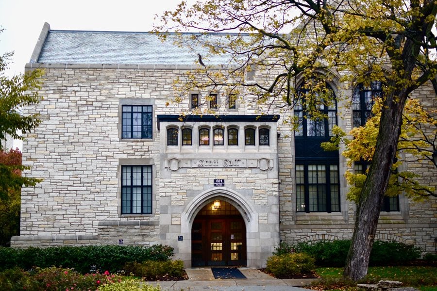 Scott Hall, 601 University Pl., home of Northwestern’s Political Science Department.
