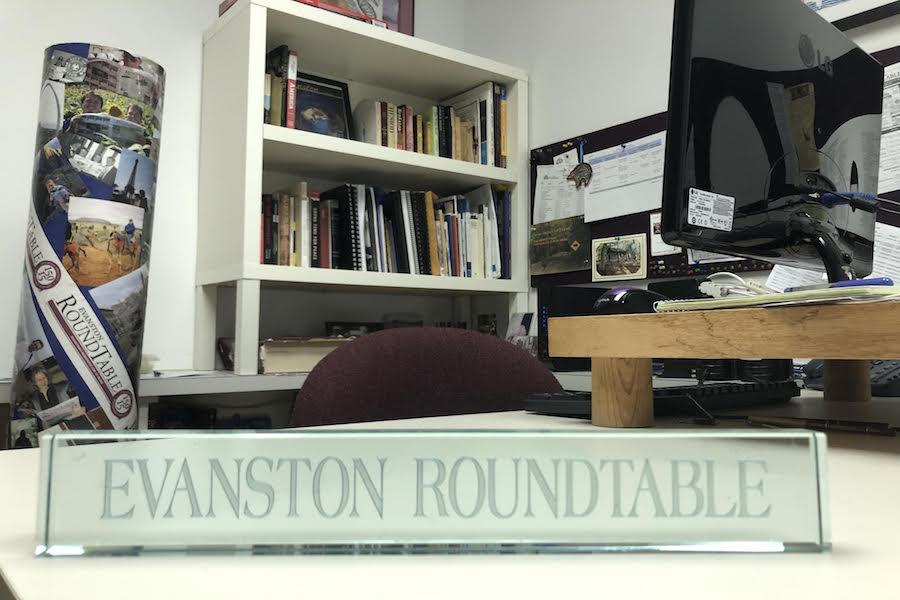 An empty office at the Evanston RoundTable, 1124 Florence Ave., Suite 3. The Evanston RoundTable transitioned to a non-profit in hopes of ensuring its legacy financially. 