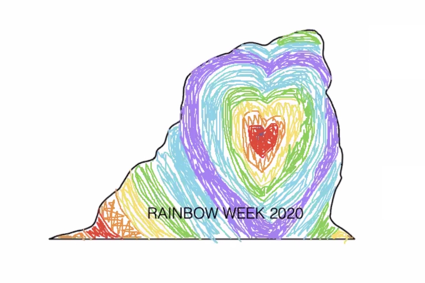 Virtual+painting+of+the+Rock.+Rainbow+Alliance+and+MSA+held+a+virtual+coloring+of+the+Rock+as+a+way+to+continue+the+annual+tradition.+%0A