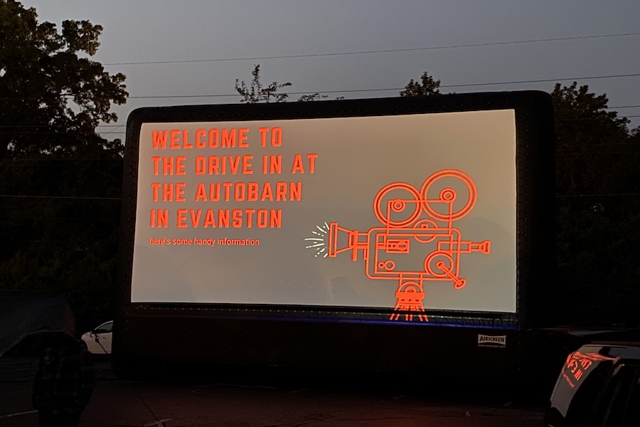  Evanston drive-in at Autobarn Service Center. The weekly series brings people together while raising money for Rotary International.  