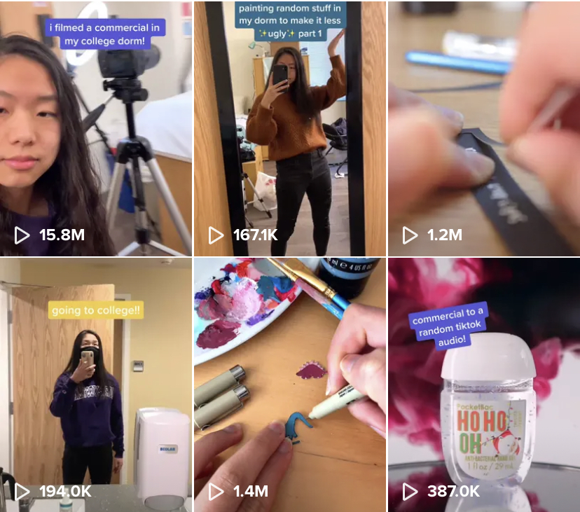 Xu’s most famous TikTok video has over 15 million views. She said the video circulated on both TikTok and Instagram, strengthening her presence on both platforms.