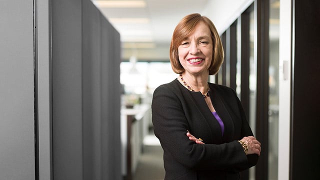 Ann Drake (Kellogg ‘84). Drake grew her family business into the leading national enterprise DSC Logistics. With this gift, she hopes to expand future opportunities for women in business.