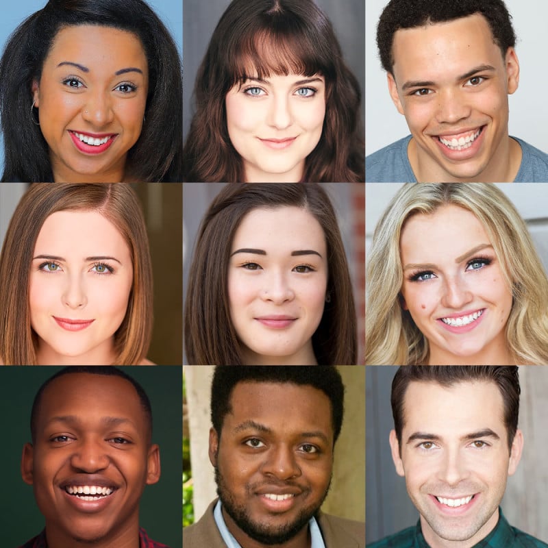 The+headshots+of+nine+actors+appear+in+a+3x3+grid.