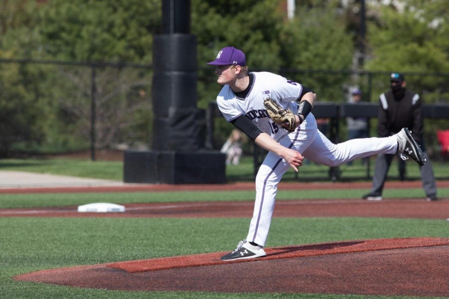 Junior pitcher Mike Doherty throws the ball. The Wildcats will not return to the field this weekend due to health and safety concerns within their program.