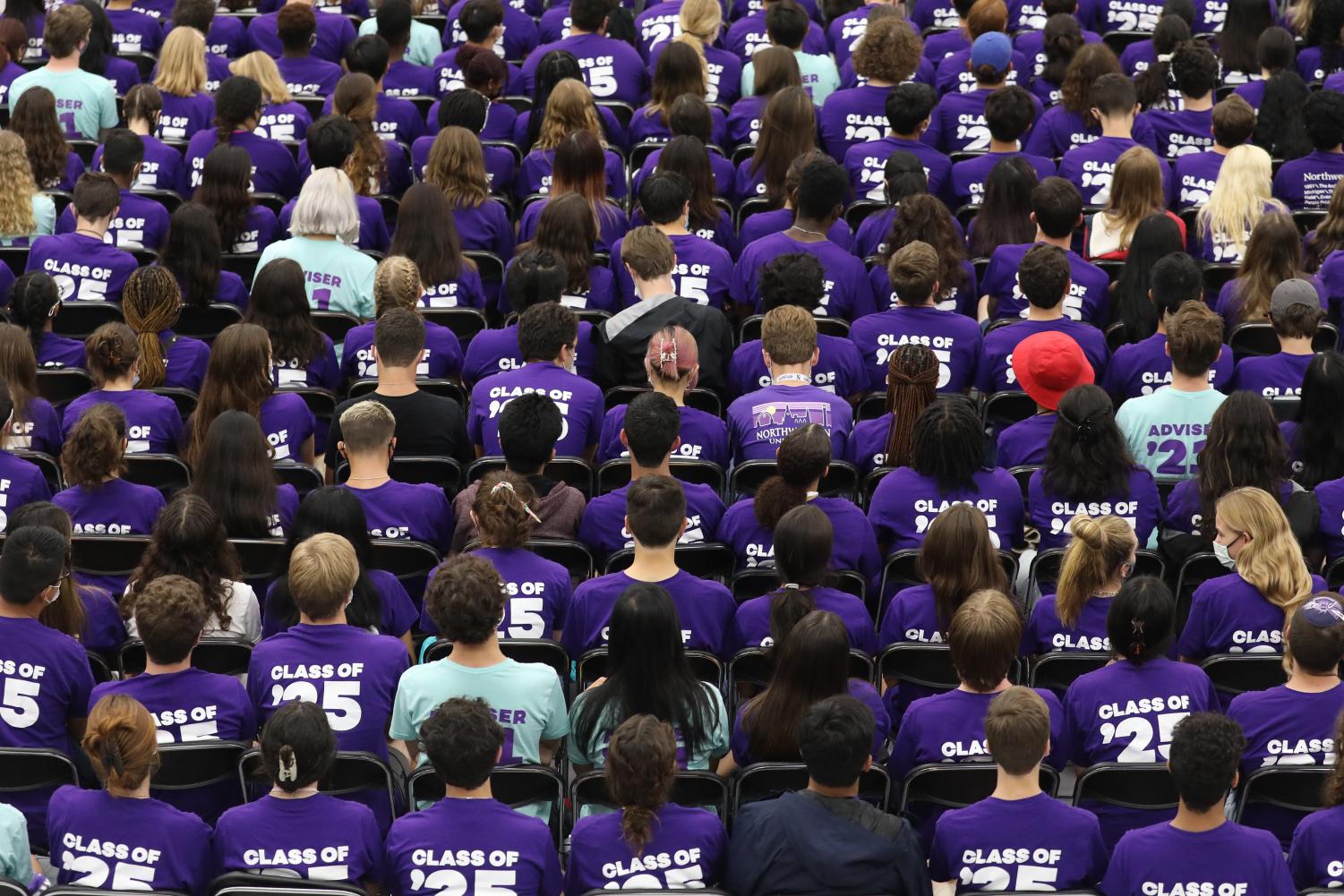 Captured Northwestern’s class of 2025 and transfers at Wildcat