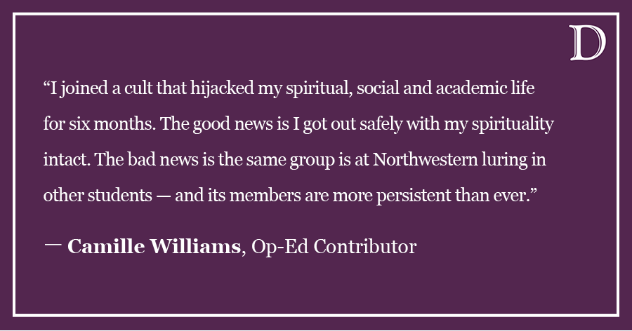 Williams: I spent six months in a cult. They’re still here on campus.