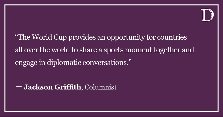 Griffith: The World Cup’s global significance