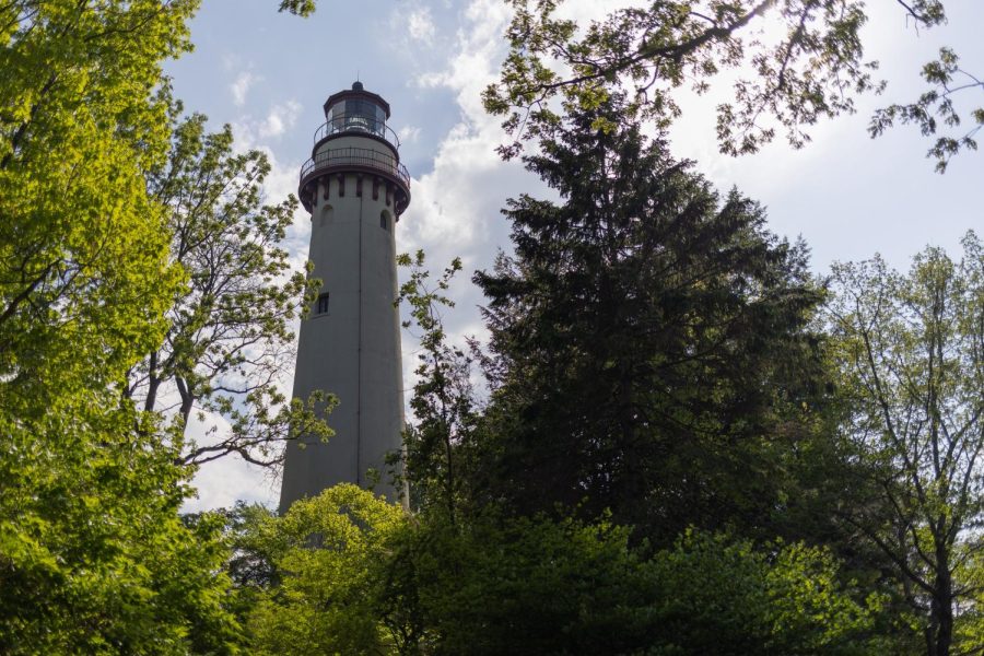 Grosse Point Lighthouse. Built in accordance with  a congressional order following resident demand, the lighthouse has been guiding ships to Chicago’s ports since 1873 and continues to today. 