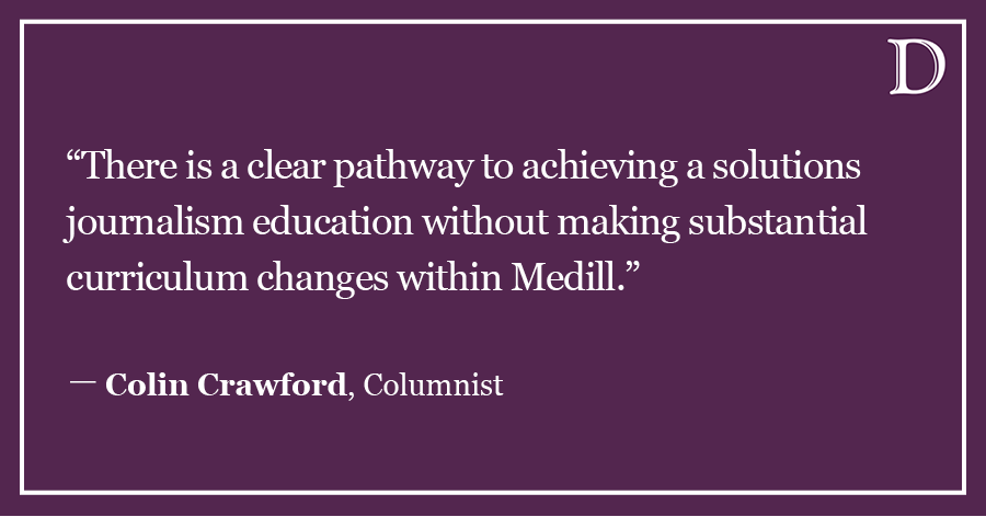Crawford: Medill x SESP is the future we deserve
