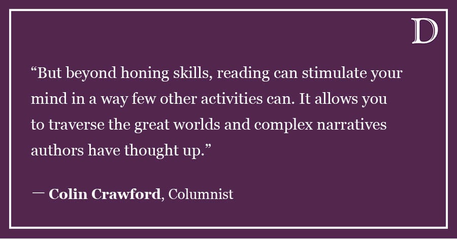 Crawford: Tales of a former bookworm