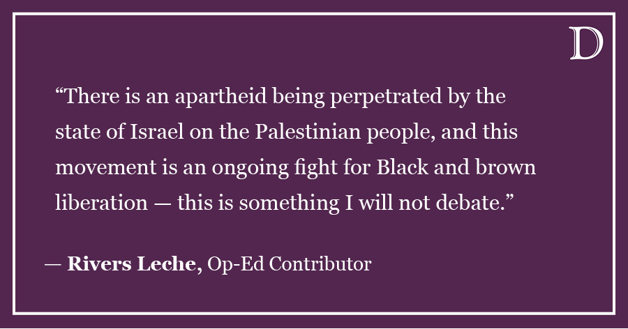 LTE: Palestinian freedom is a fight for Black and brown liberation