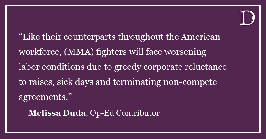 Duda: Labor unions saw success in 2022 — why didnt MMA fighters use the momentum?