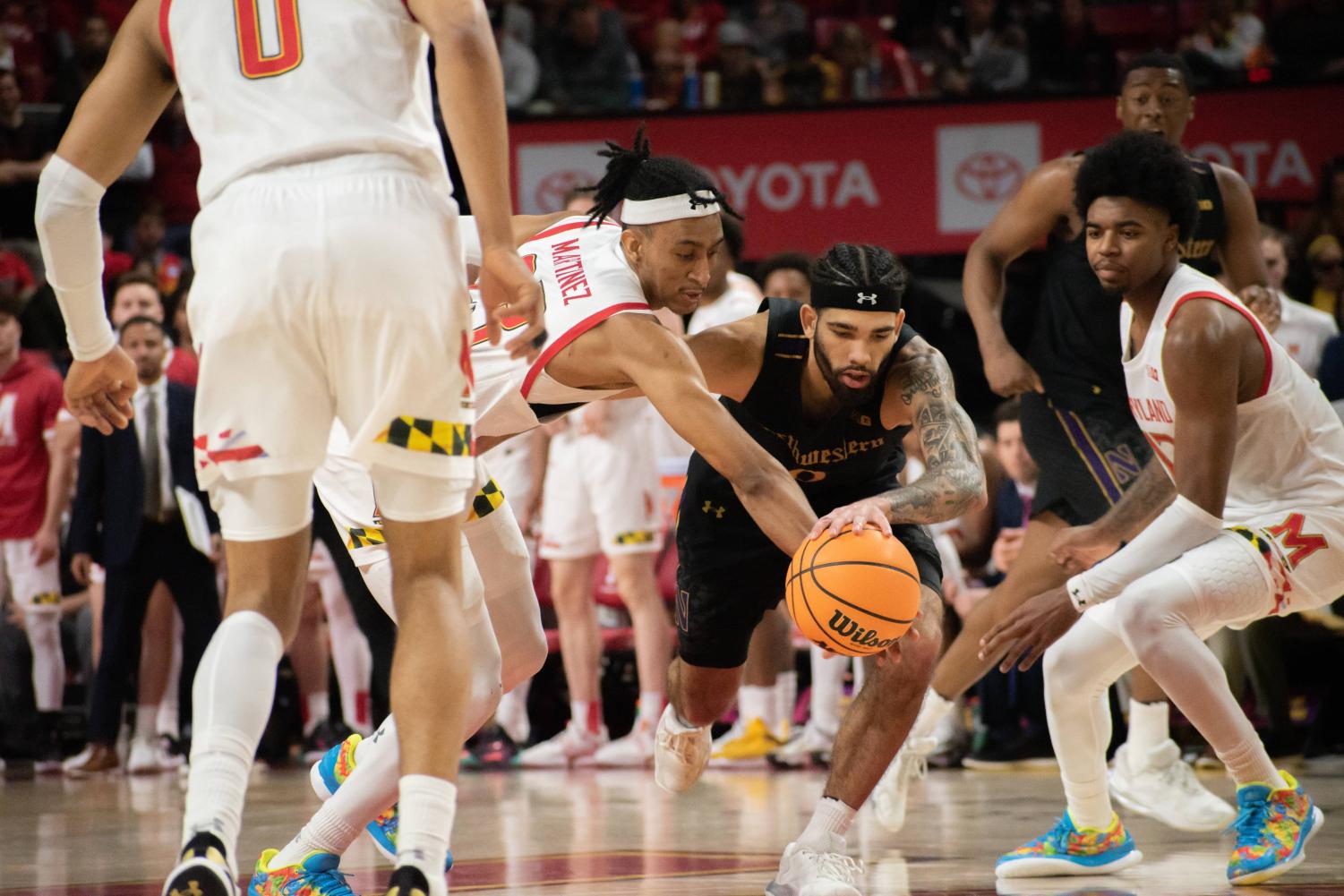 Northwestern can’t keep pace with Maryland’s shooting, falls 75-59