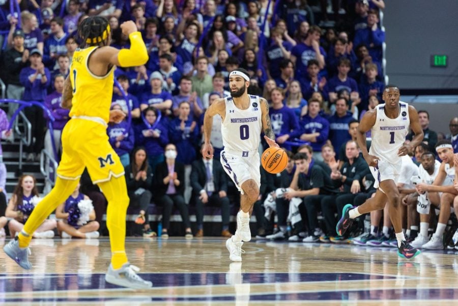 Men’s Basketball: Agarwal: Northwestern lives and dies by Buie and Audige, suffers home loss to Michigan