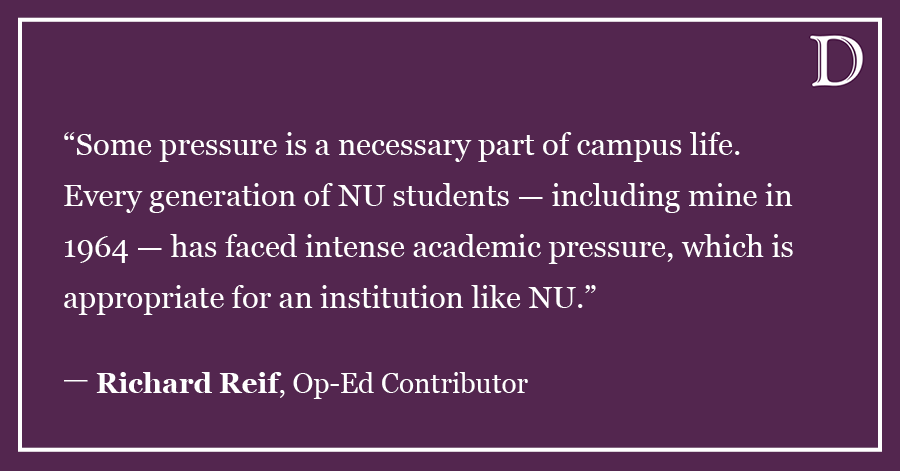 Reif: Students are burnt out. NU must embrace a culture of less