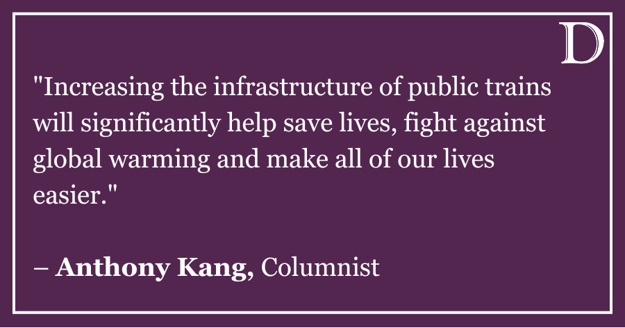 Kang: We must invest in more public train travel