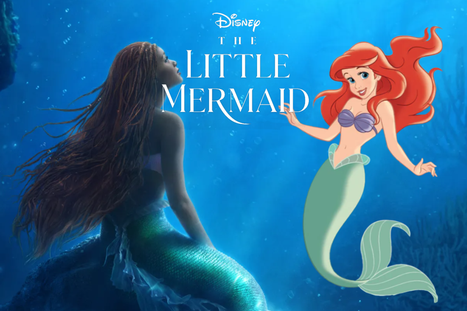 The Little Mermaid characters then and now — how do live-action