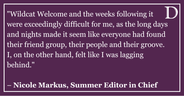 Markus: On the ups and downs of freshman year