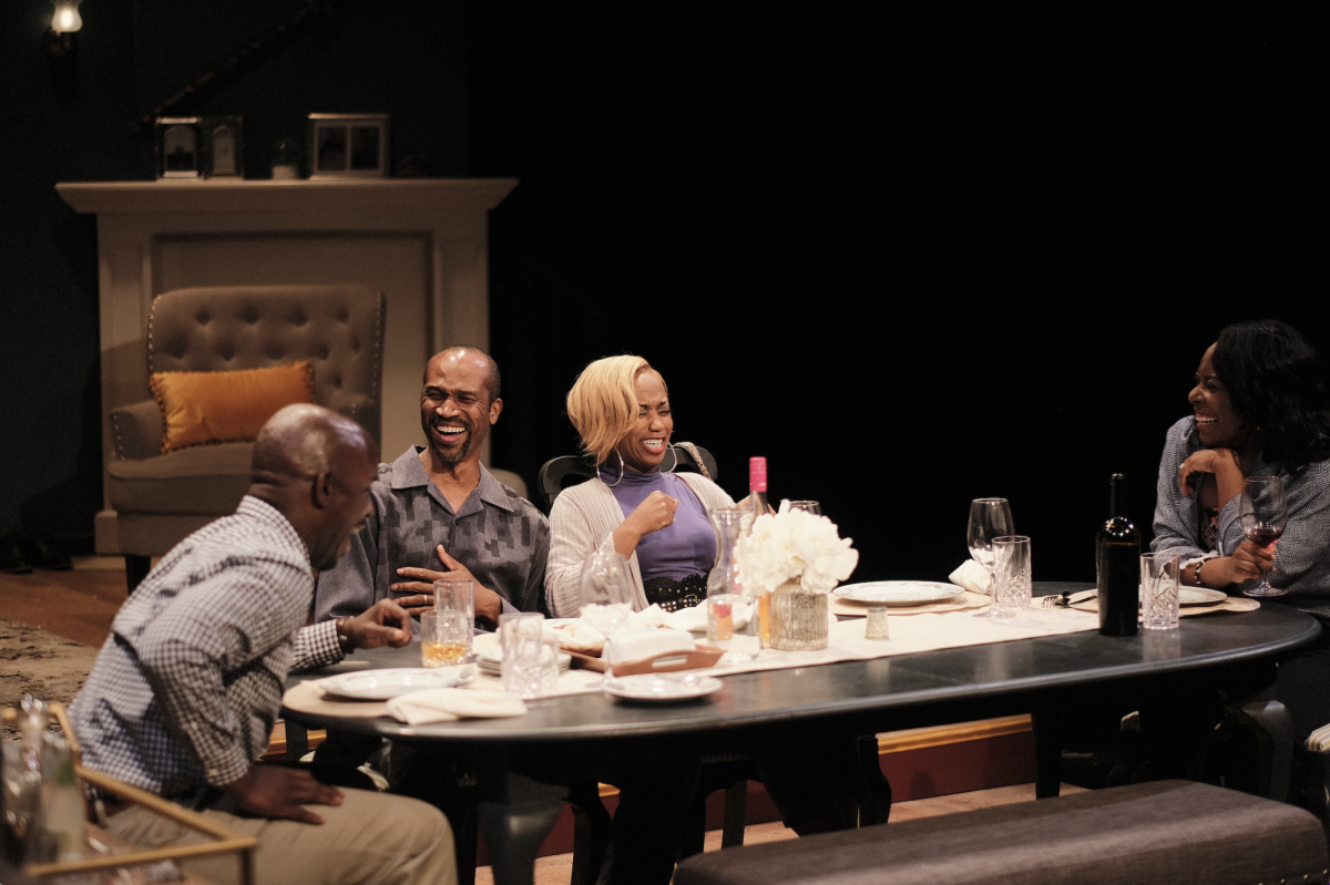 “Welcome to Matteson!,” showing at the Congo Square Theatre in Chicago until Oct. 1, sees a pair of couples at a dinner party explore their complex relationships with love and  happiness.