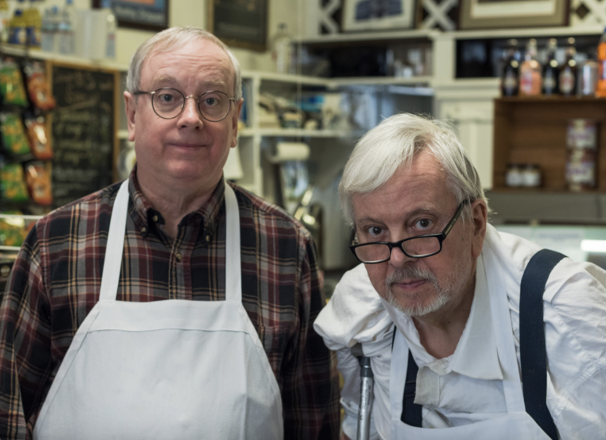 John (left) and Bob Pottinger (right), co-owners of Al’s Deli at 914 Noyes St.
