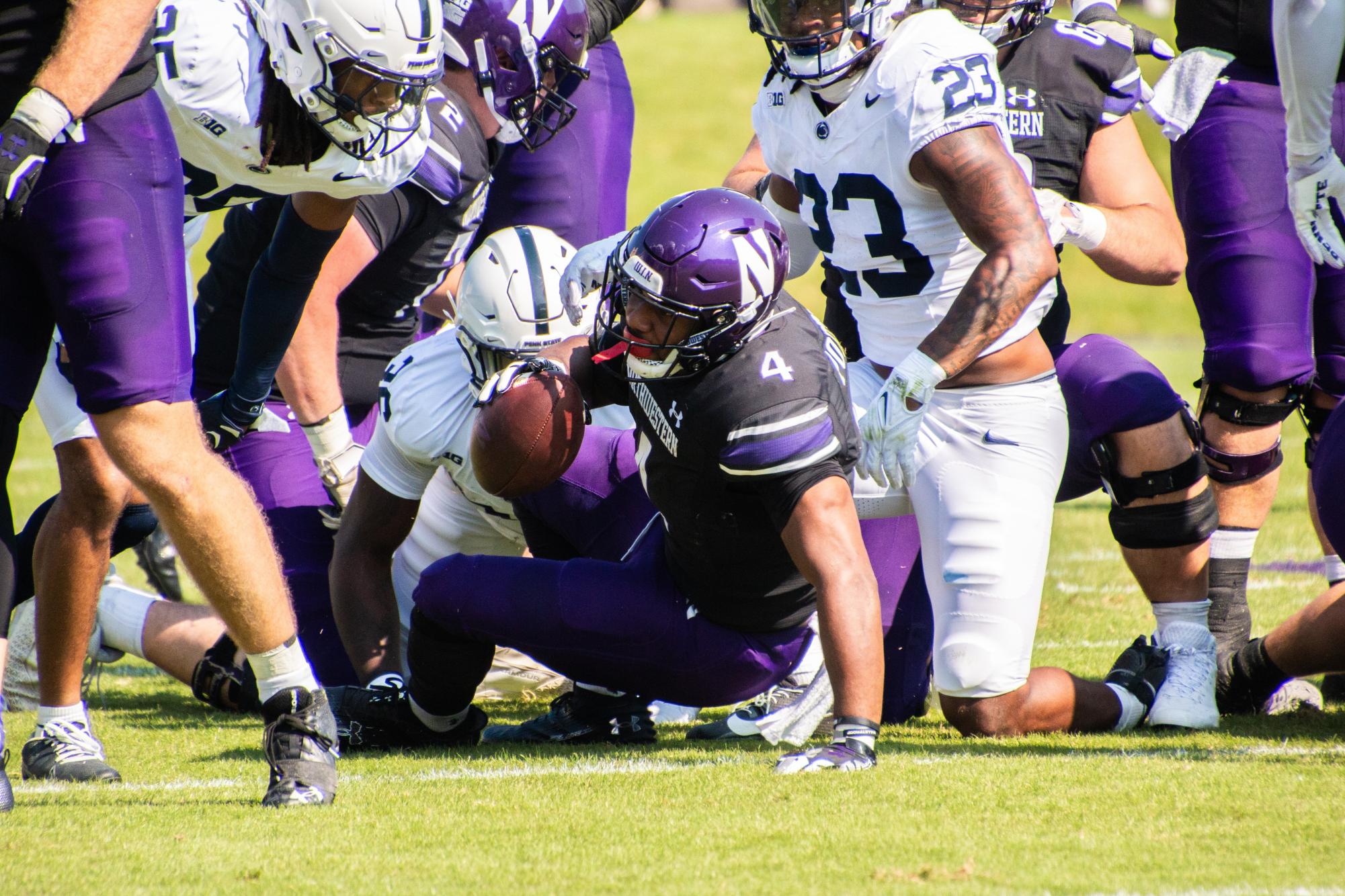 The Vikings have the red zone blues with an up-close touchdown