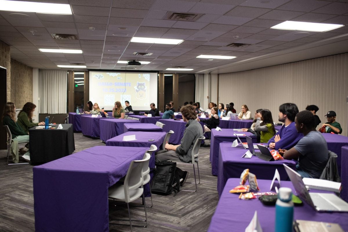 Associated Student Government Senators met in Norris University Center on Wednesday.
