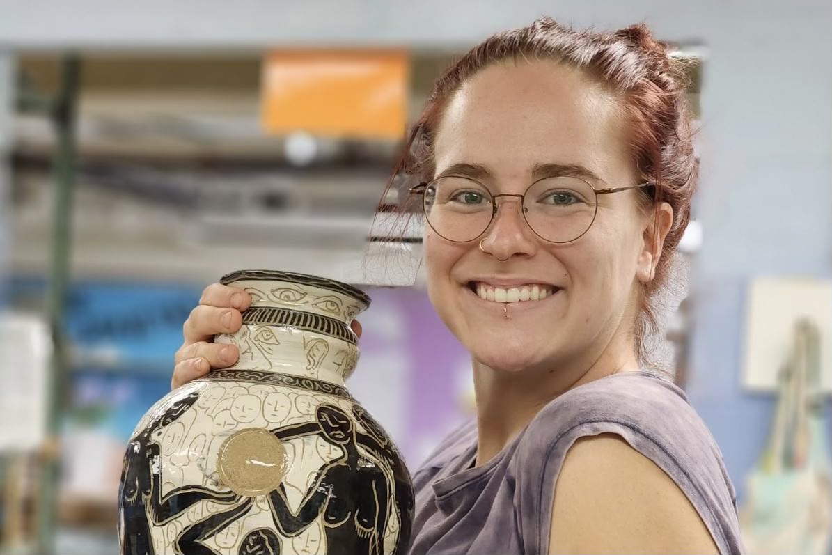 ARTicas ceramic technician Rachel Ranch Ward said they work overtime to fulfill the studio’s needs.