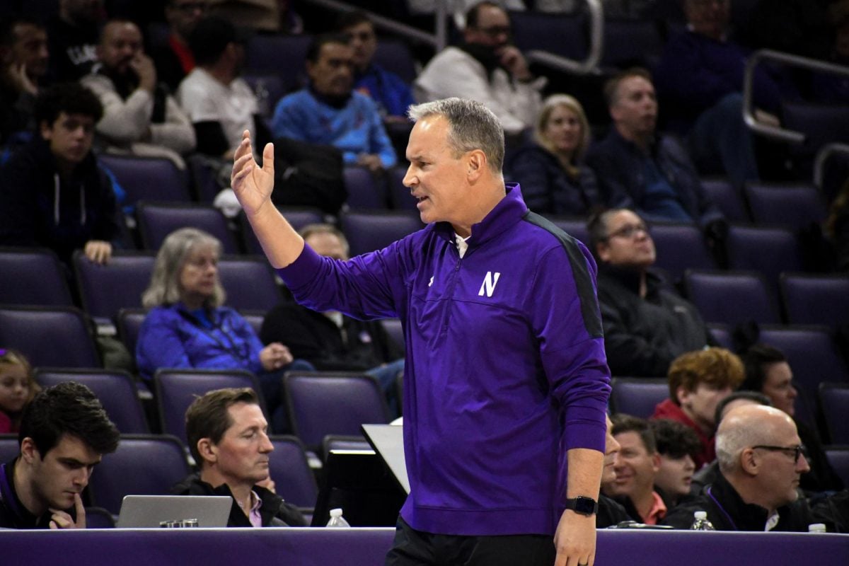 Northwestern coach Chris Collins. After taking the ’Cats to their second-ever NCAA Tournament appearance, Collins is hoping to lead NU back to the Big Dance in his 11th season at the program’s helm.