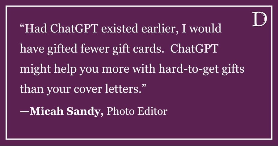 Sandy: Is ChatGPT secretly Santa?