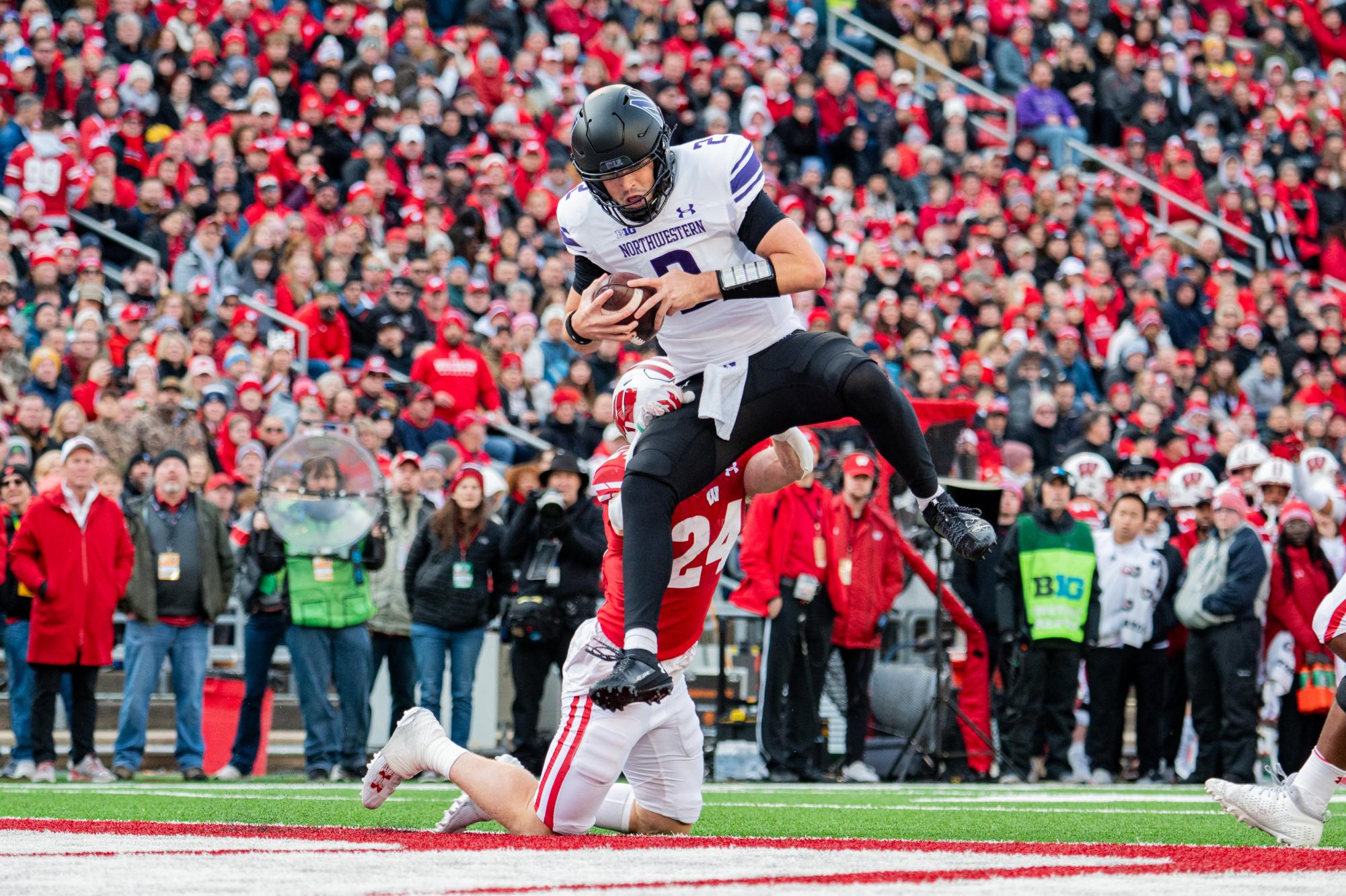 Captured: Northwestern stuns the crowd with decisive 24-10 away victory