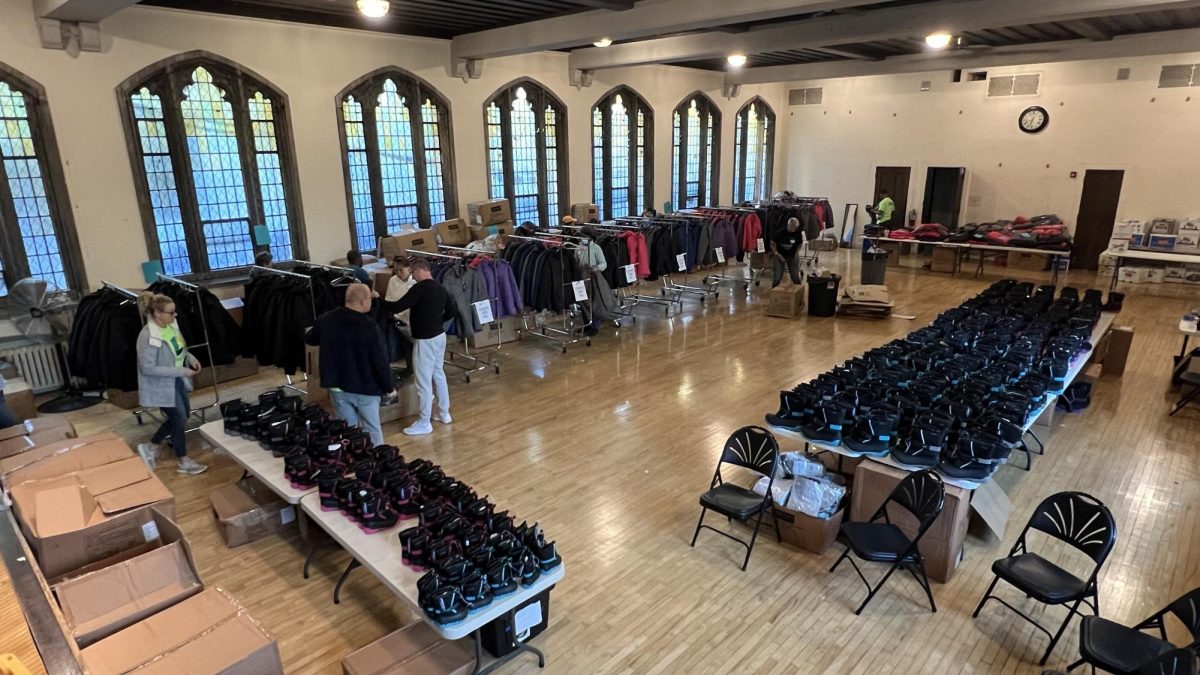 Connections for the Homeless’ Winter Warmth event provided participants ample winter gear, including heavy winter coats and snow boots.