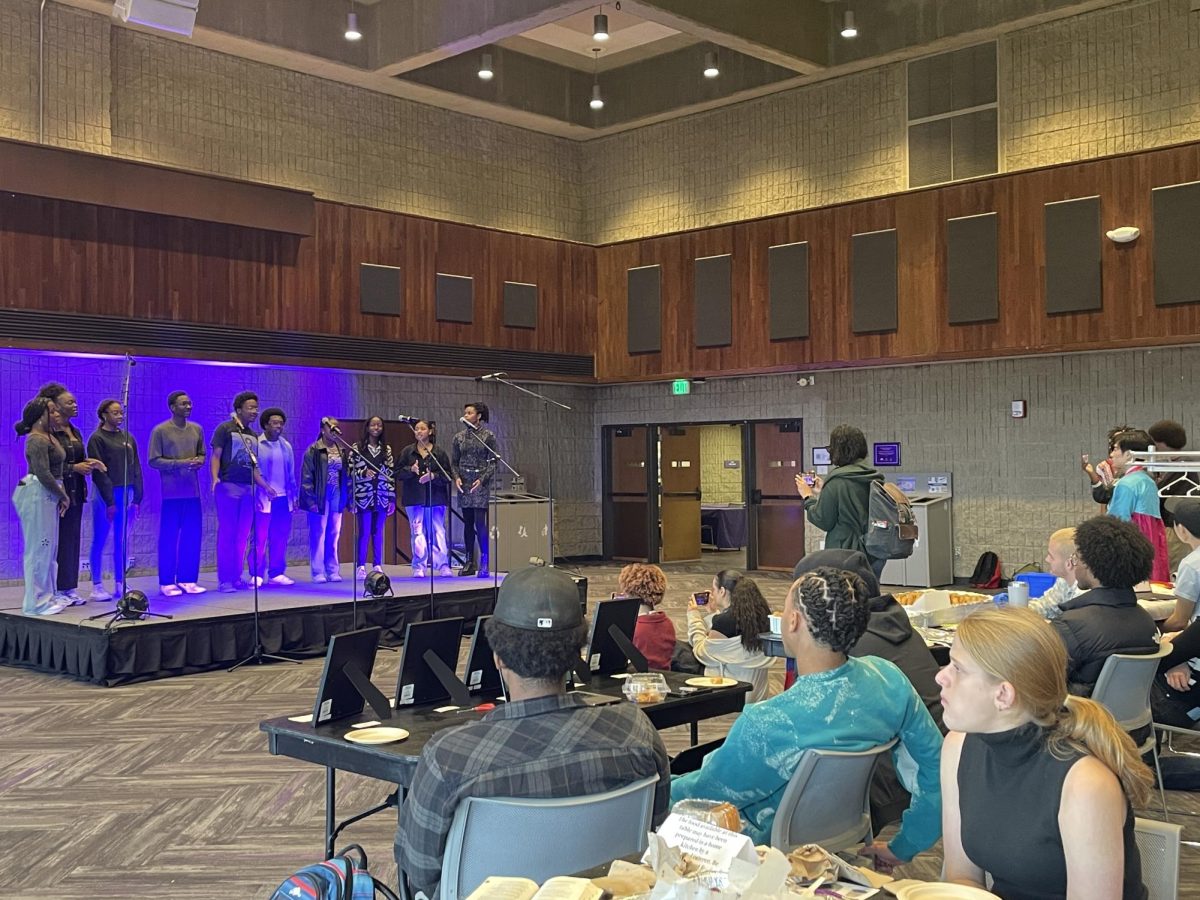 Members of the Northwestern Community Ensemble perform for students at Associated Student Government’s inaugural Cultural Summit.
