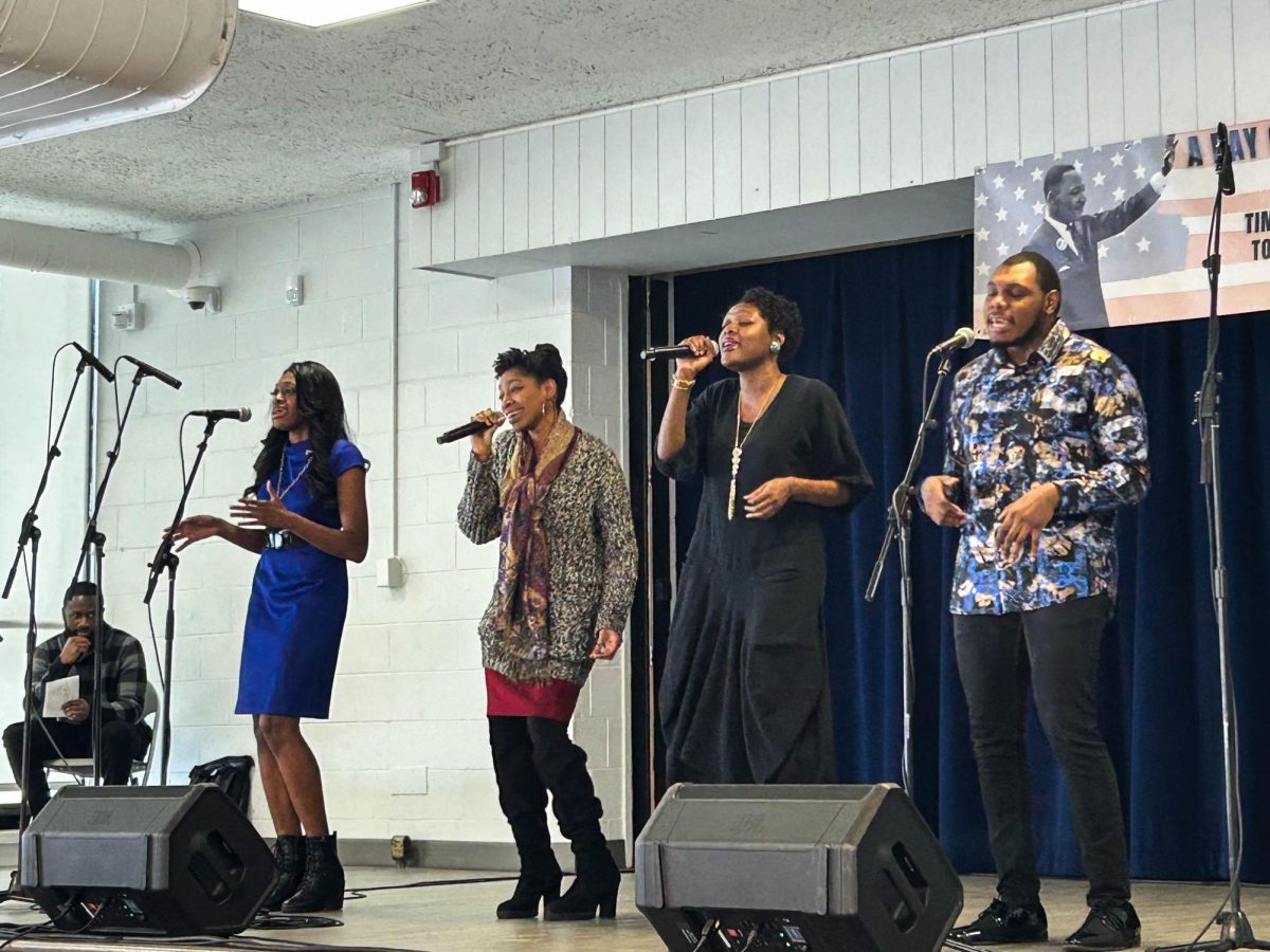 MC4 Music performs Saturday at the Martin Luther King Jr. Day celebration at the Fleetwood-Jourdain Community Center. 