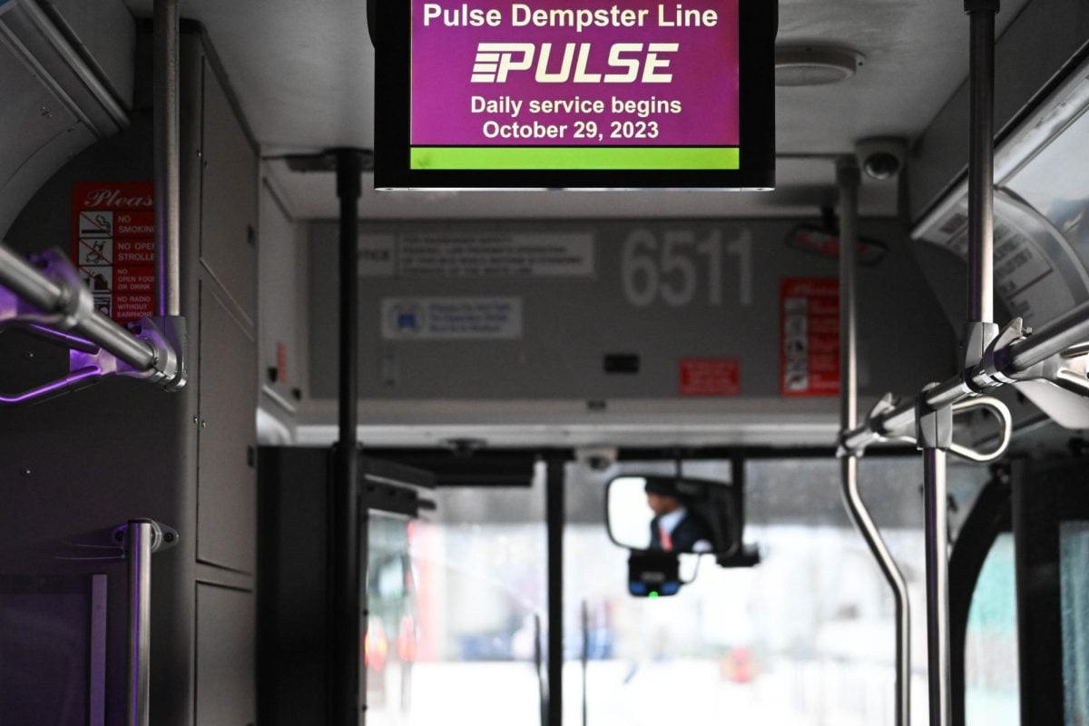 Pace saw a double-digit ridership increase over last year on the Dempster Street corridor after the full debut of the Pulse Dempster Line in late October.