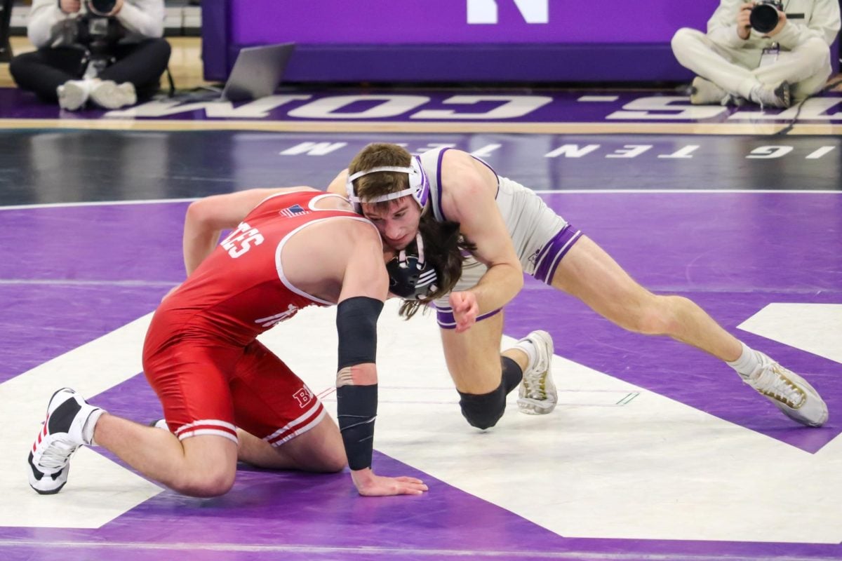 Redshirt senior 157-pounder Trevor Chumbley aims to score a takedown in Friday’s matchup against No. 6 Nebraska.