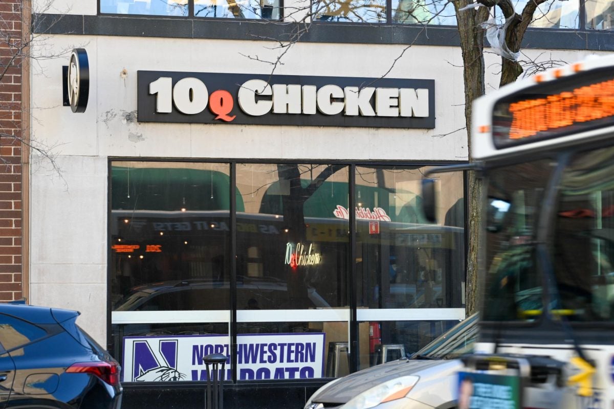 10Q Chicken’s storefront on Church Street. Voted as offering Evanston’s Best Budget Menu, 10Q Chicken provides upscale fusion at a reasonable price.