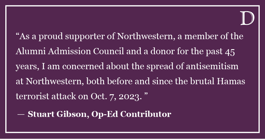 Gibson: How not to fight antisemitism at Northwestern