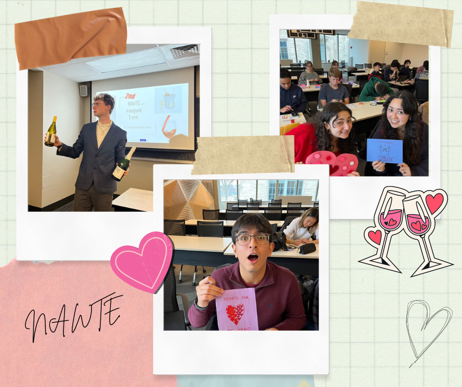 NAWTE hosted a card-making event for Valentine’s Day.