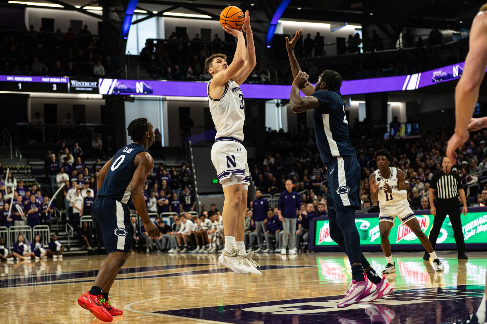 Northwestern’s Role Players Step Up Against Penn State