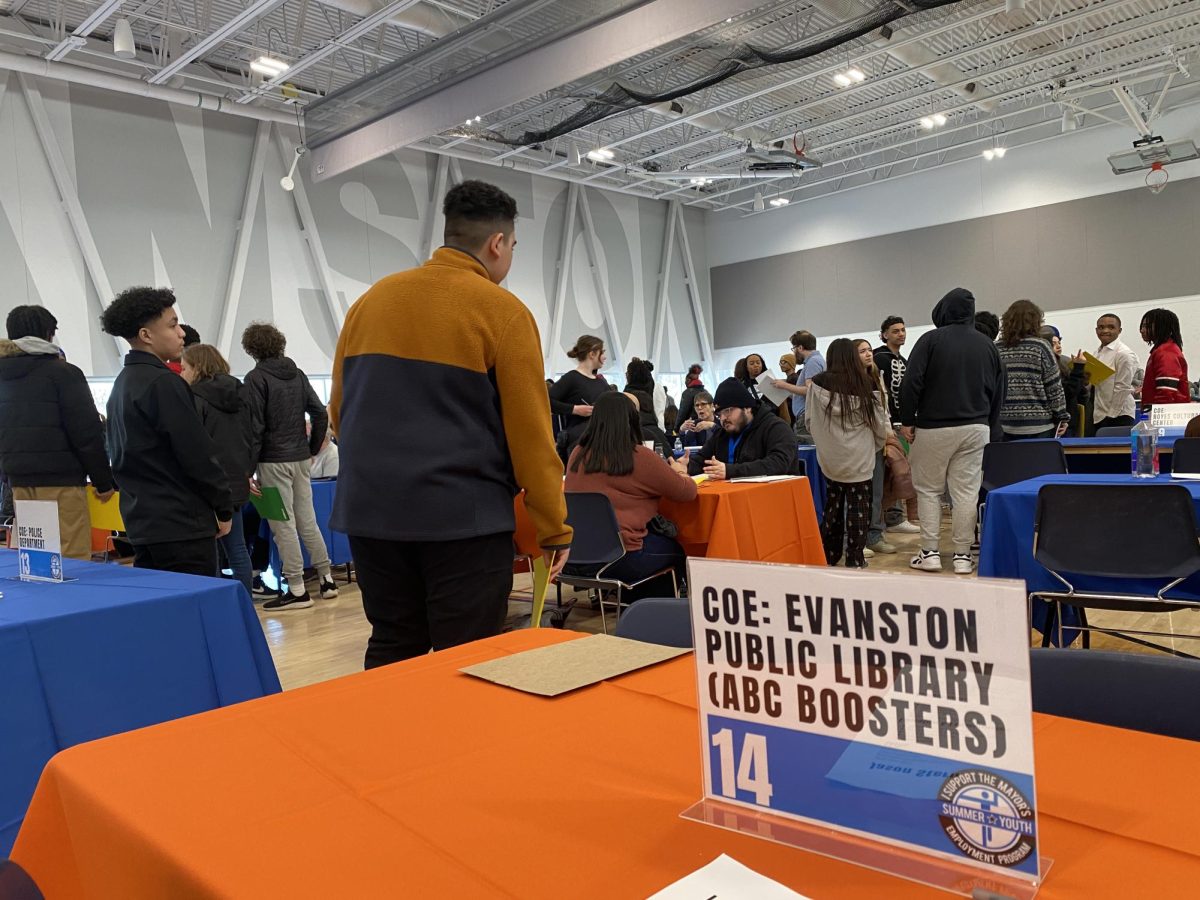 More than 900 students attended this year’s job fair for Evanston youth on Saturday at Robert Crown Community Center.