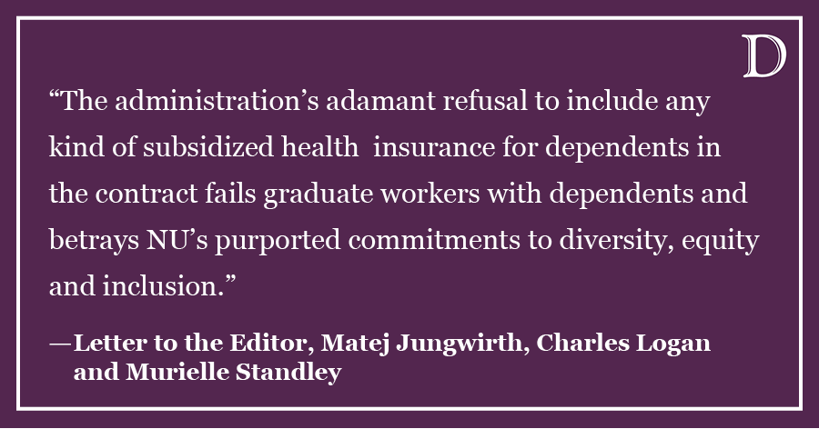 LTE: A fair contract for graduate workers must include dependent healthcare coverage