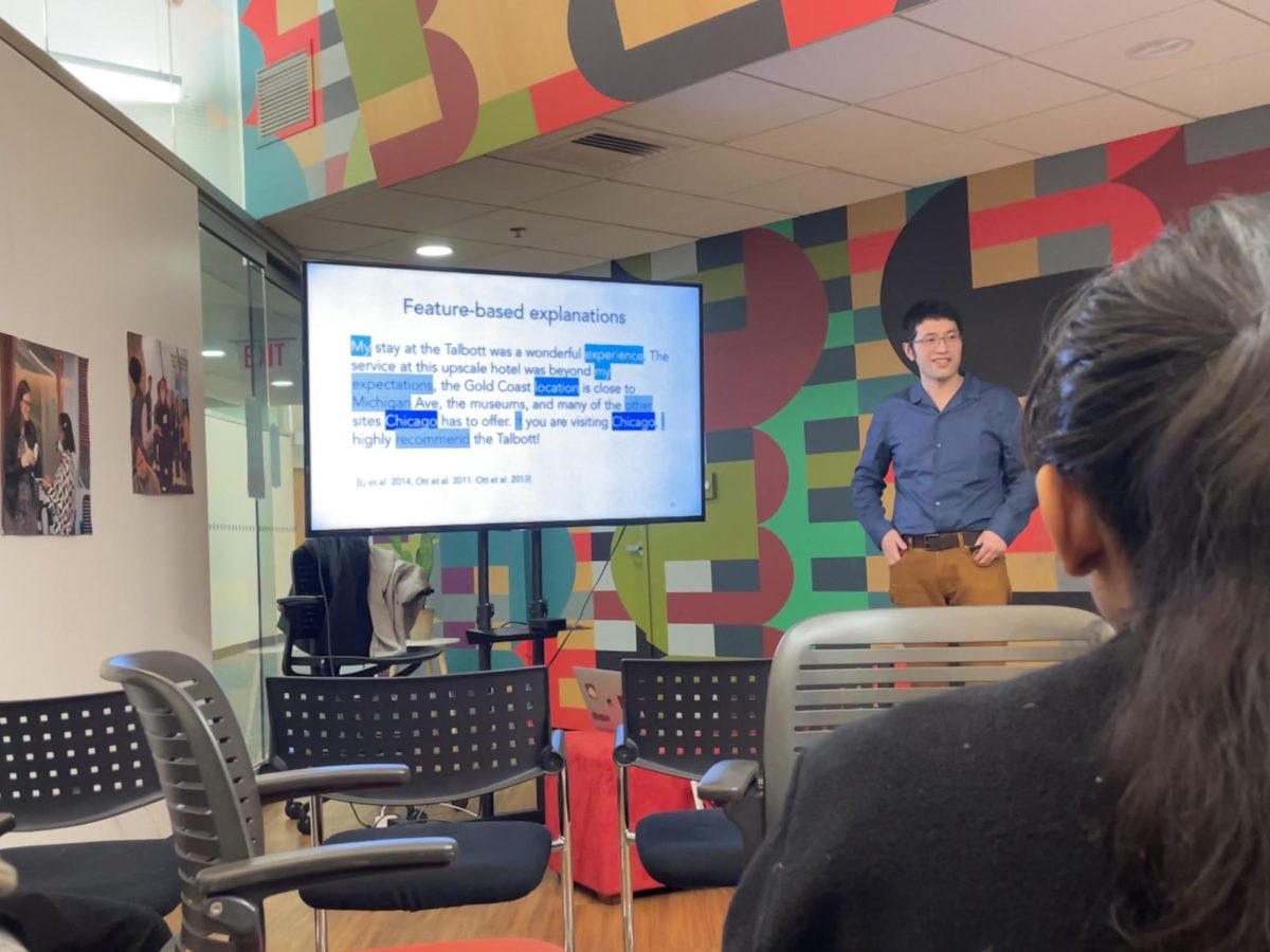 In his talk at the Technology and Social Behavior Ph.D. program’s winter colloquium, UChicago Prof. Chenhao Tan drew connections between human decision making and AI’s predictive process.