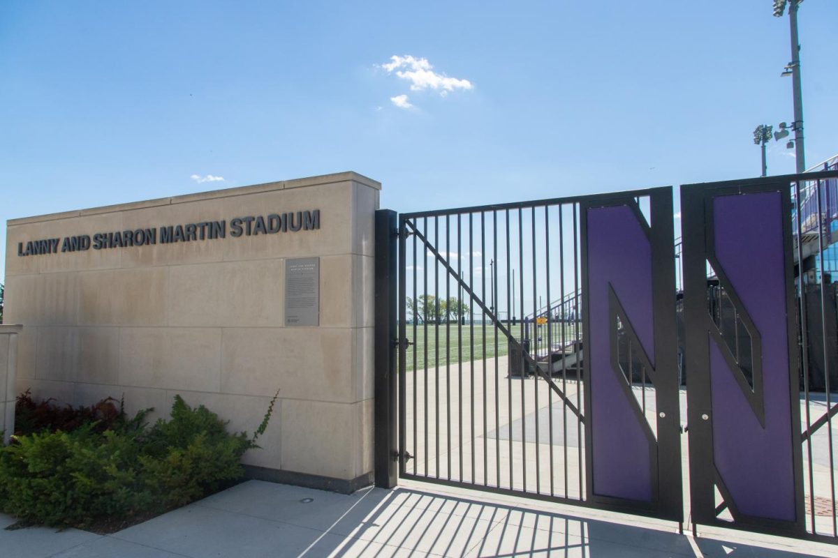 Martin Stadium, home to the University’s lacrosse and soccer teams, will undergo temporary enhancements that will allow it to host games for NU’s football team through the 2025 season.