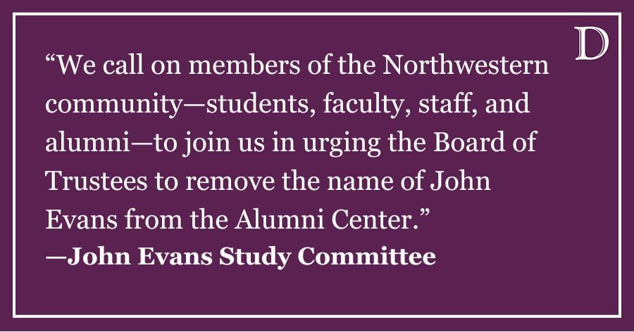 LTE: Rename John Evans Alumni Center